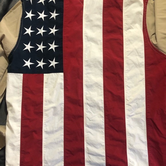 😎VTG Tommy Jean American Flag Buttondown - Picture 4 of 6